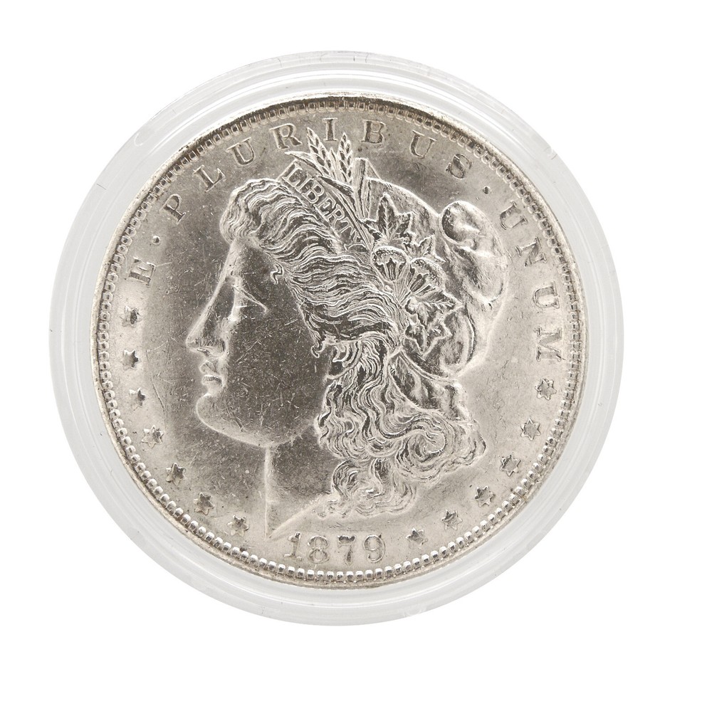 ORIGINAL 1879 MORGAN SILVER DOLLARS.. CH/GEM BU