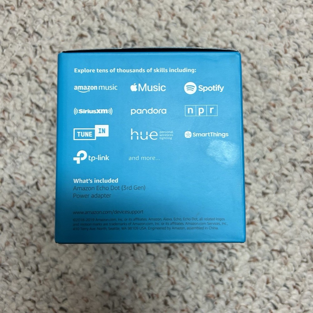 NEW Amazon Echo Dot 3rd Generation w/ Alexa Voice Media Device