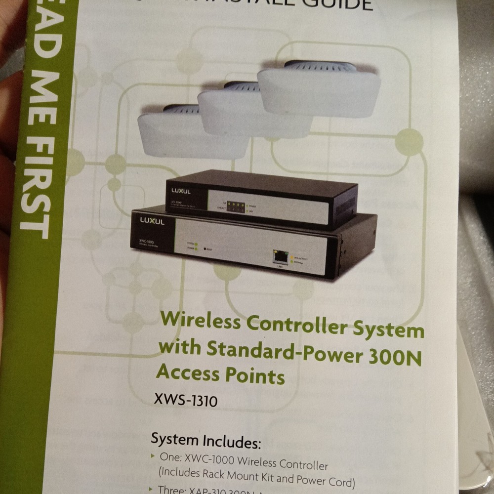 Luxul Wireless Controller System w/3 Three Access Points XWS-1310
