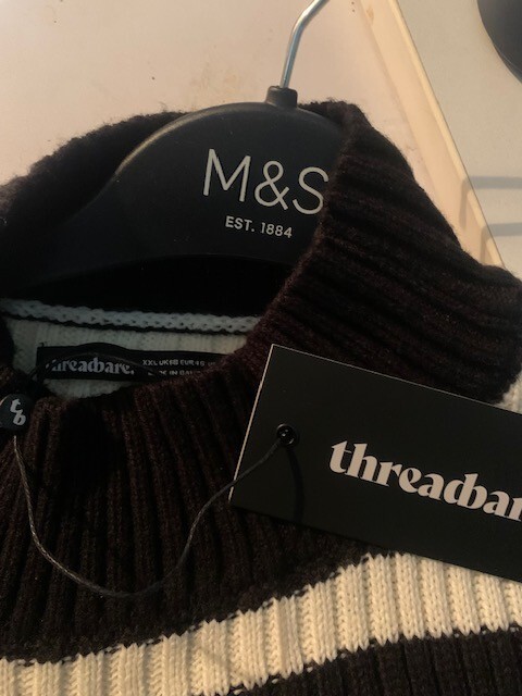 Asos Threadbare Kinsley high neck oversized jumper Size XXL