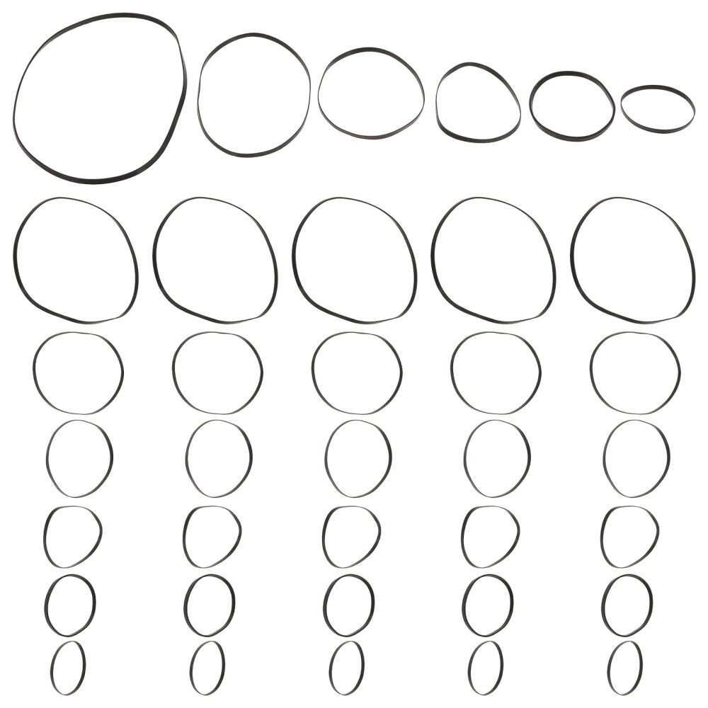 50 Pcs Cassette Belts Technics M7 Deck Replacement Tape Recorder Player