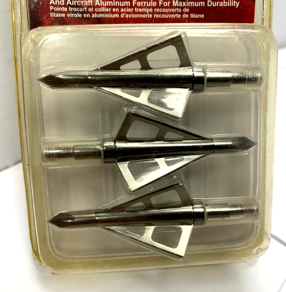 SABRE-TITANIUM 125 GRAIN BROADHEADS 1 3/16" CUT 3 PC.
