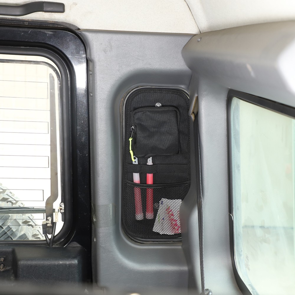 2PCS Tailgate Side Window Storage Bag For Land Rover Defender L663 2004-2018