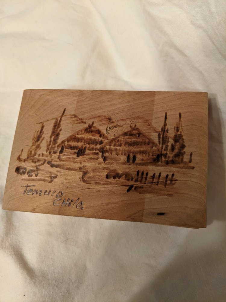 Solid Wood Trinket Box From Tenuco Chili