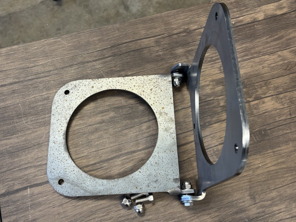 Smoke Stack Hinge 6-5/8” Weld On.
