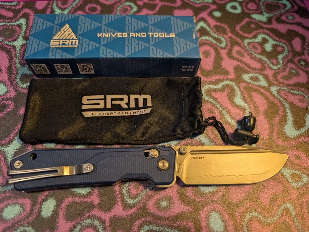 SRM Knives Rubik Ambi Lock Blue SRM7228BME2