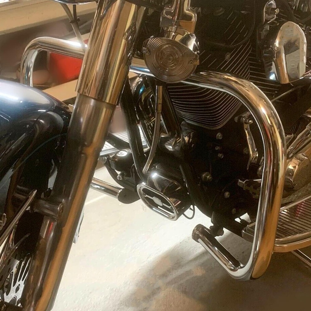 Bolt-On Chrome Engine Guard for 2000-2017 Harley Fat Boy & Springer Models