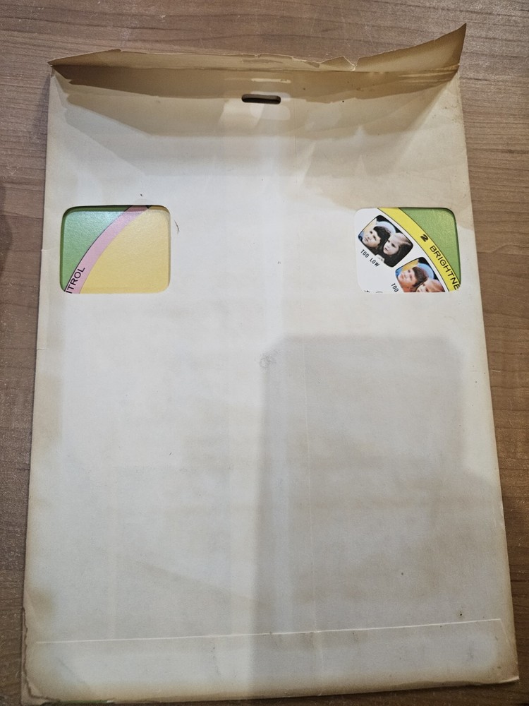 Vintage Zenith Anniversary TV Paperwork