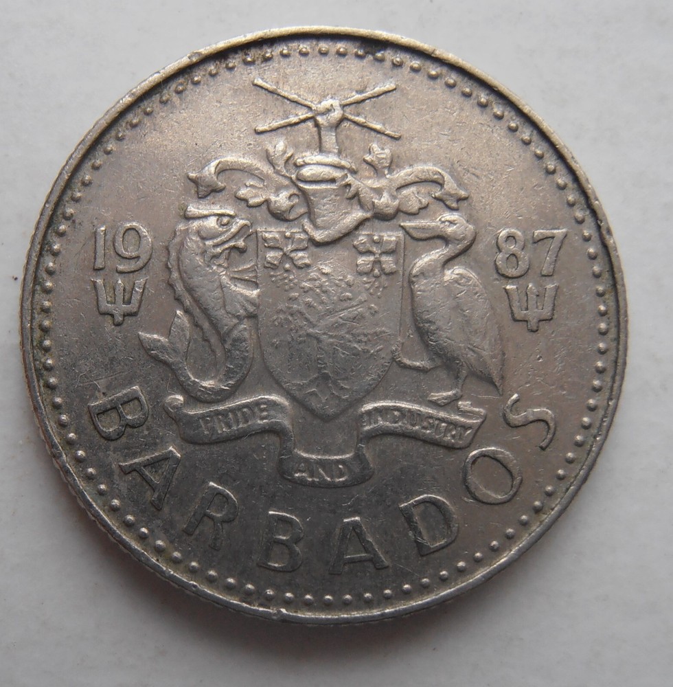 BARBADOS 10 CENTS 1987