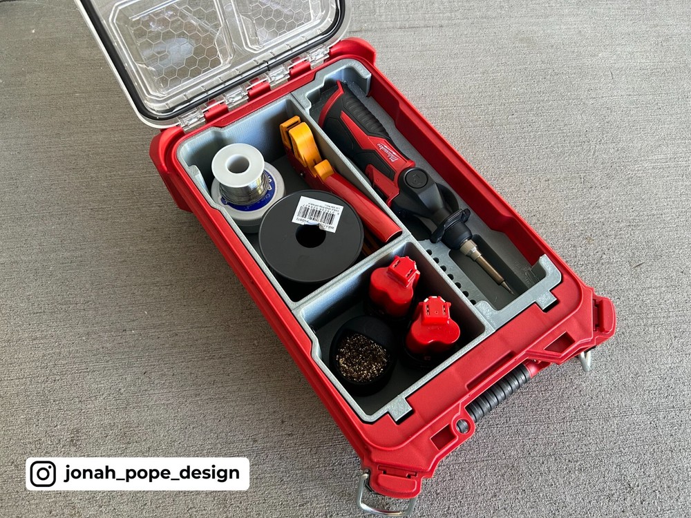 Milwaukee Packout Insert for M12 Soldering Iron (Insert-only)