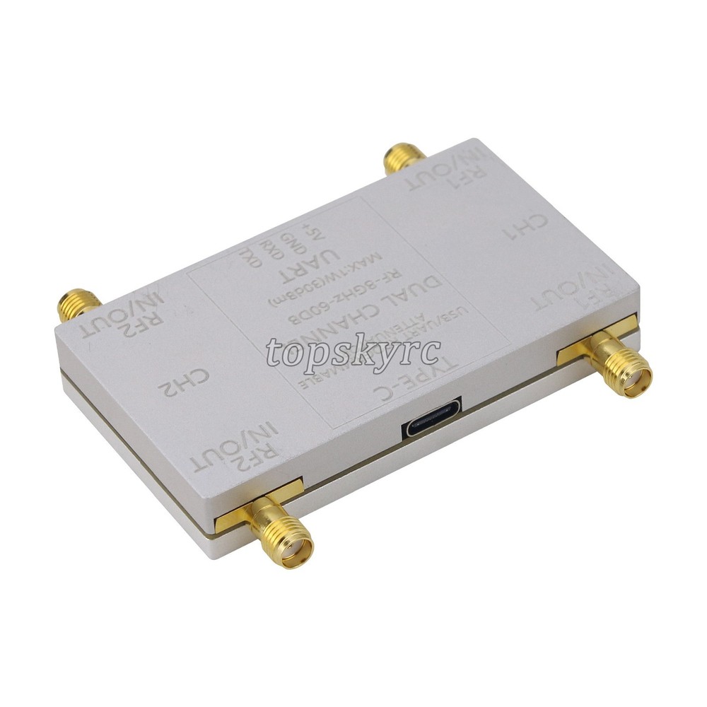 RF-8GHz-60DB Programmable Attenuator + Type-C Cable + Offline Controller