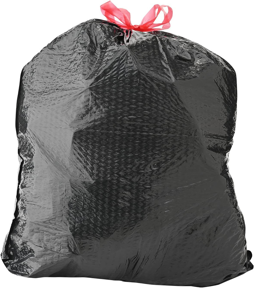 Flextra Multipurpose Drawstring Trash Bags, 30 Gallon, 50 Count