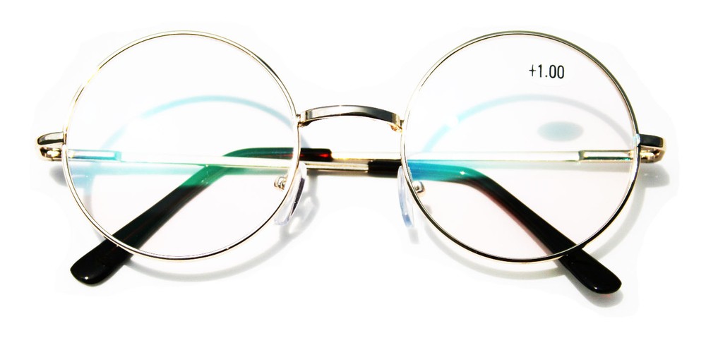 Medium Round Reading Glasses With Anti Reflective Coating Unisex Reader