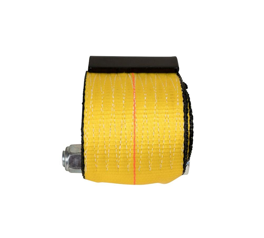 20 Pack 4"x5' Roll Off Container Winch Strap with Flat Hook 5400 # WLL Bolt-On