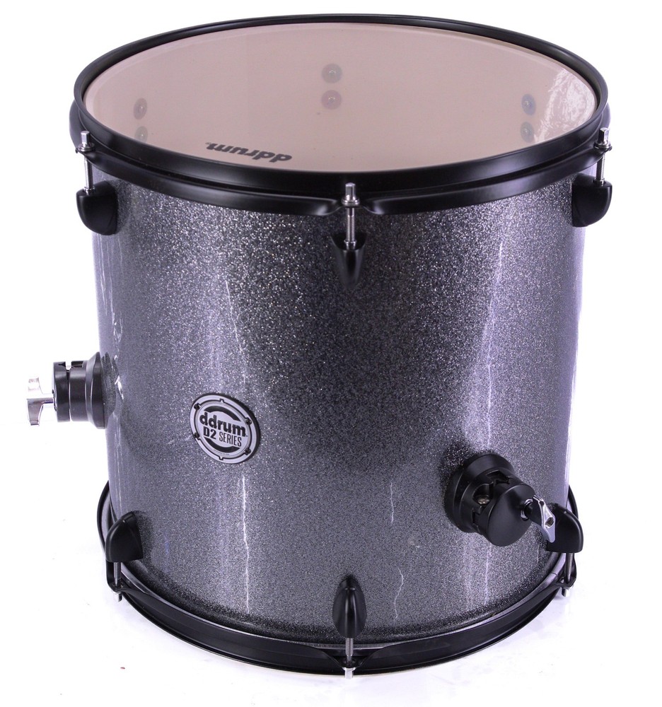 Ddrum D2 14x14" Floor Tom Dark Silver Sparkle