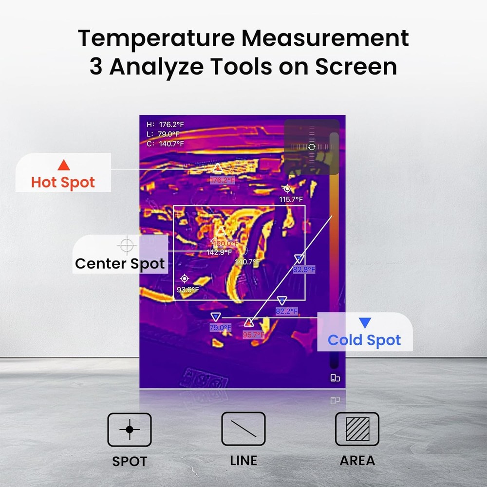 Super Resolution 512×384 Infrared Thermal Camera Android & iOS Imager Camera