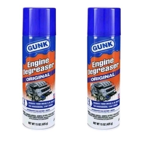 Gunk EB1 Engine Brite Original Heavy Duty Engine Degreaser Can 15oz, 2 Pack