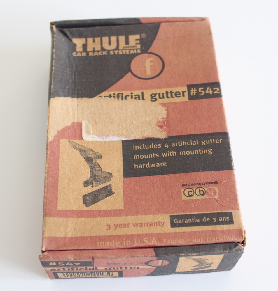 Thule Car Rack System Artificial Gutter #542   NEW
