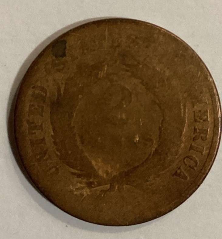 1871 United States Two Cent Coin
