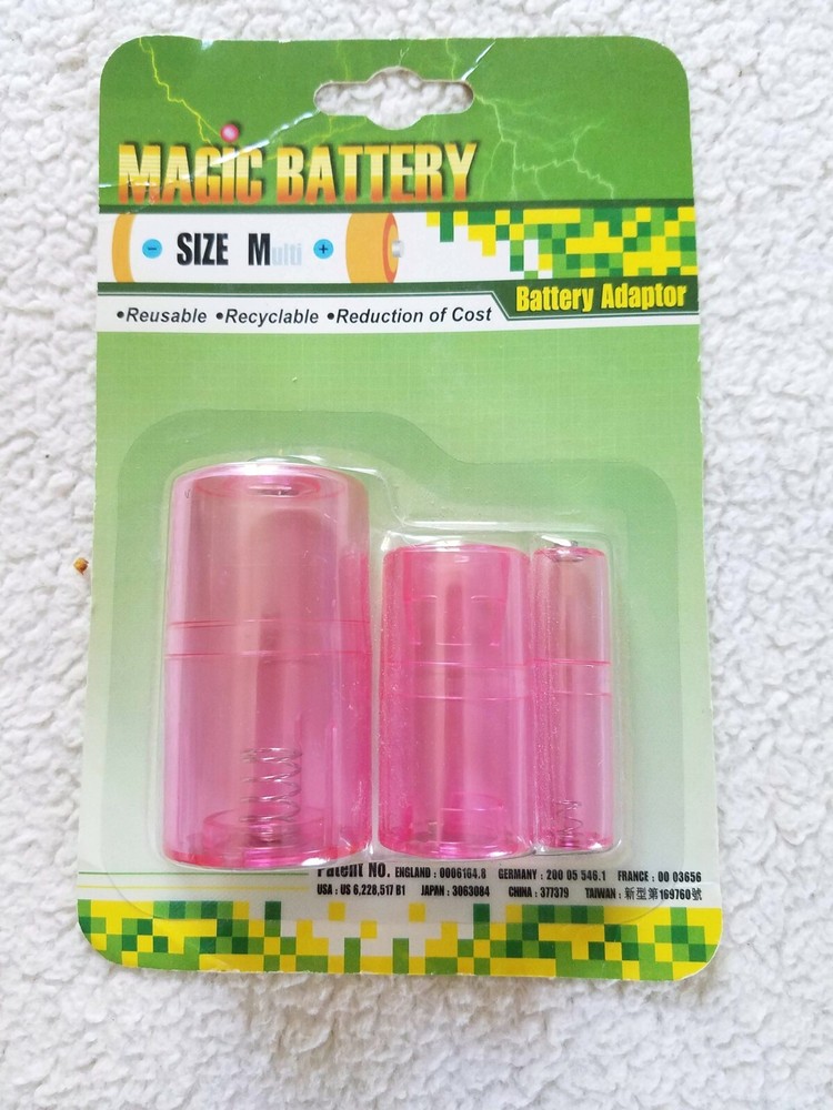 Magic Battery Adapter ~ AA, C, D Sizes.