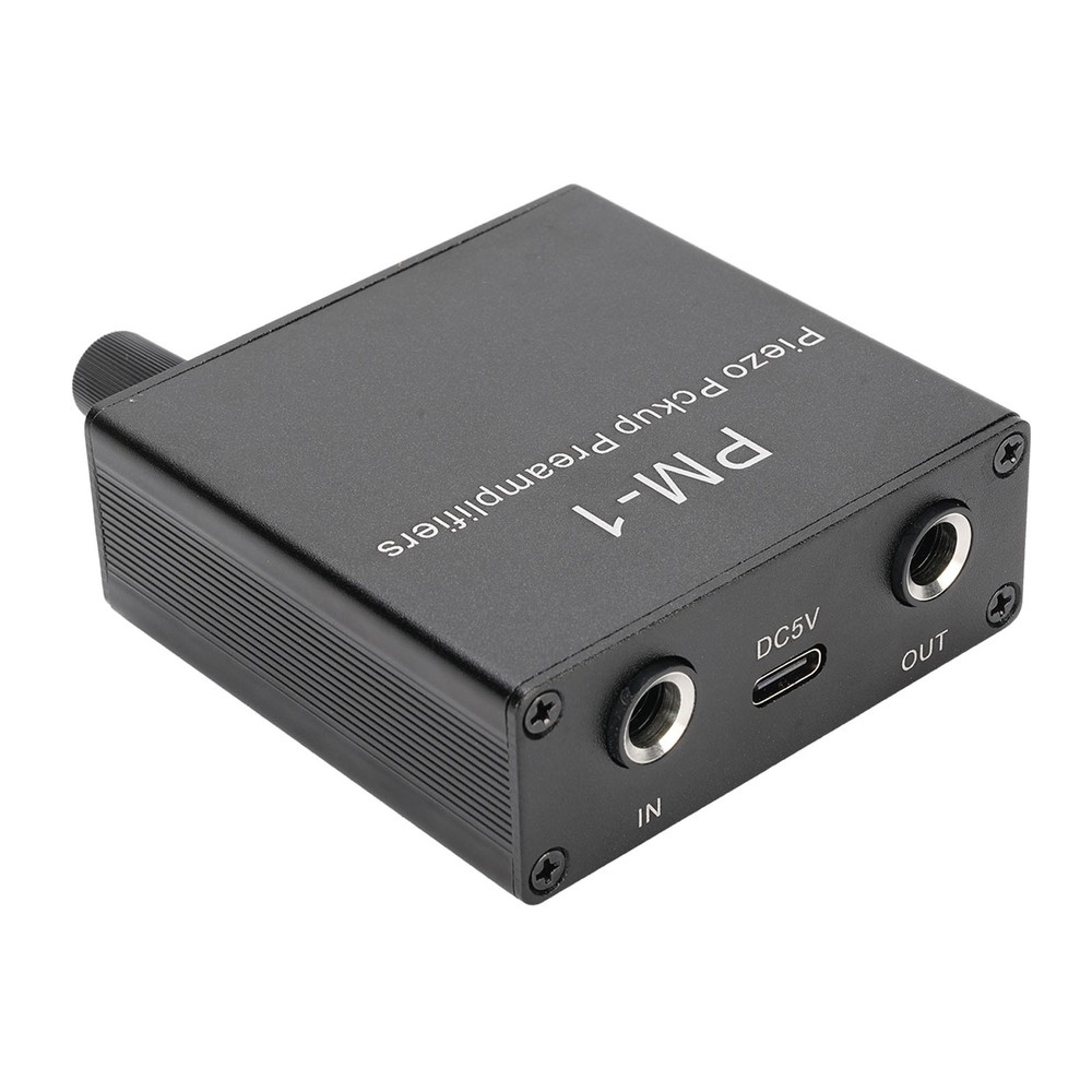 Compact Piezo Pickup Preamp Amplifier For Guitar New