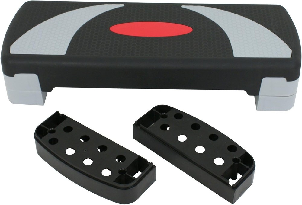 31’’ Aerobic Step Platform, Adjustable Exercise Workout Stepper with Stable Rise