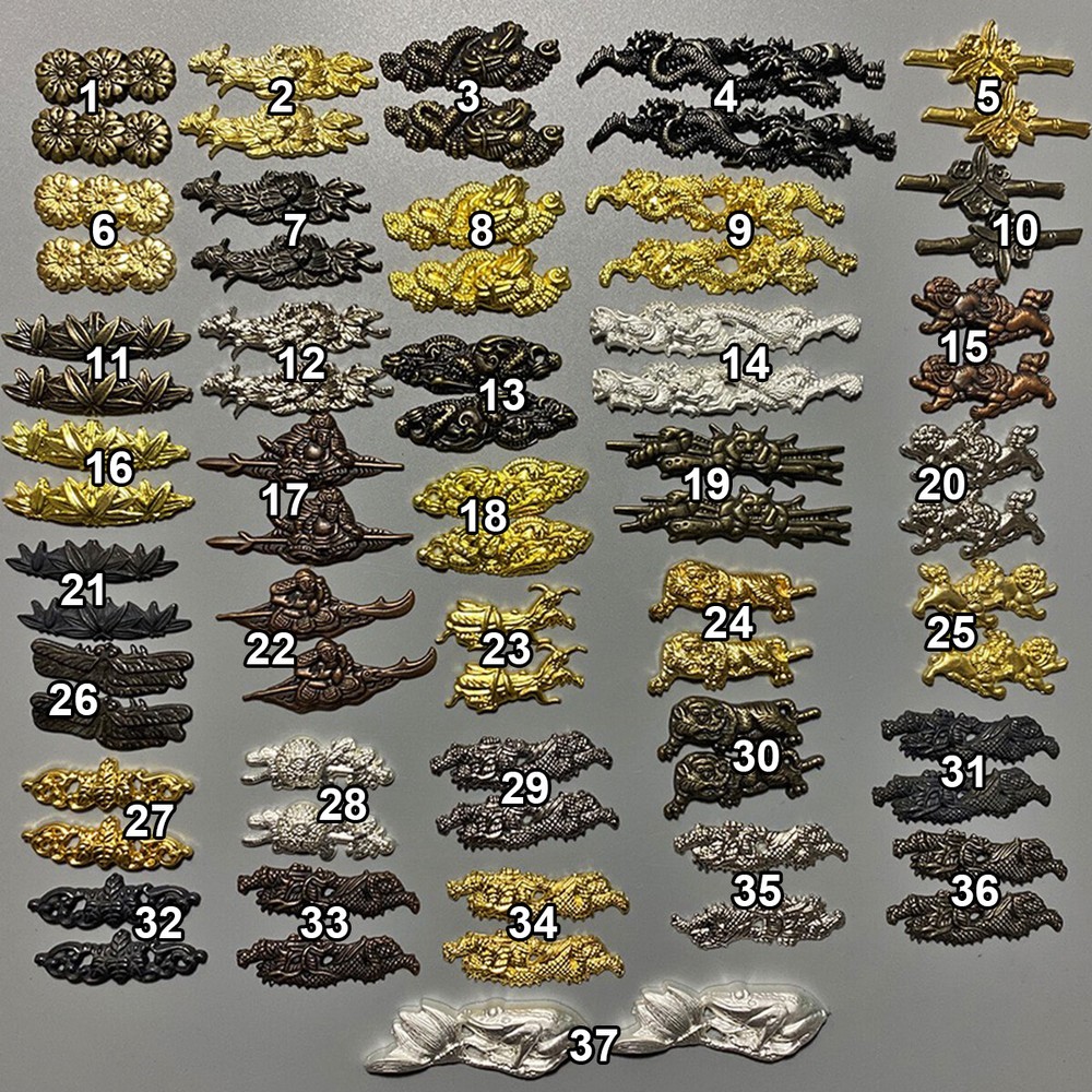 alloy Menuki For Japanese samurai Sword handle ornament