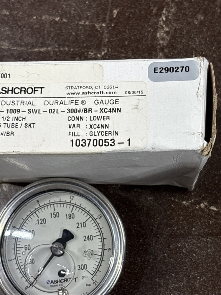 Ashcroft E290270 Pressure Gauge