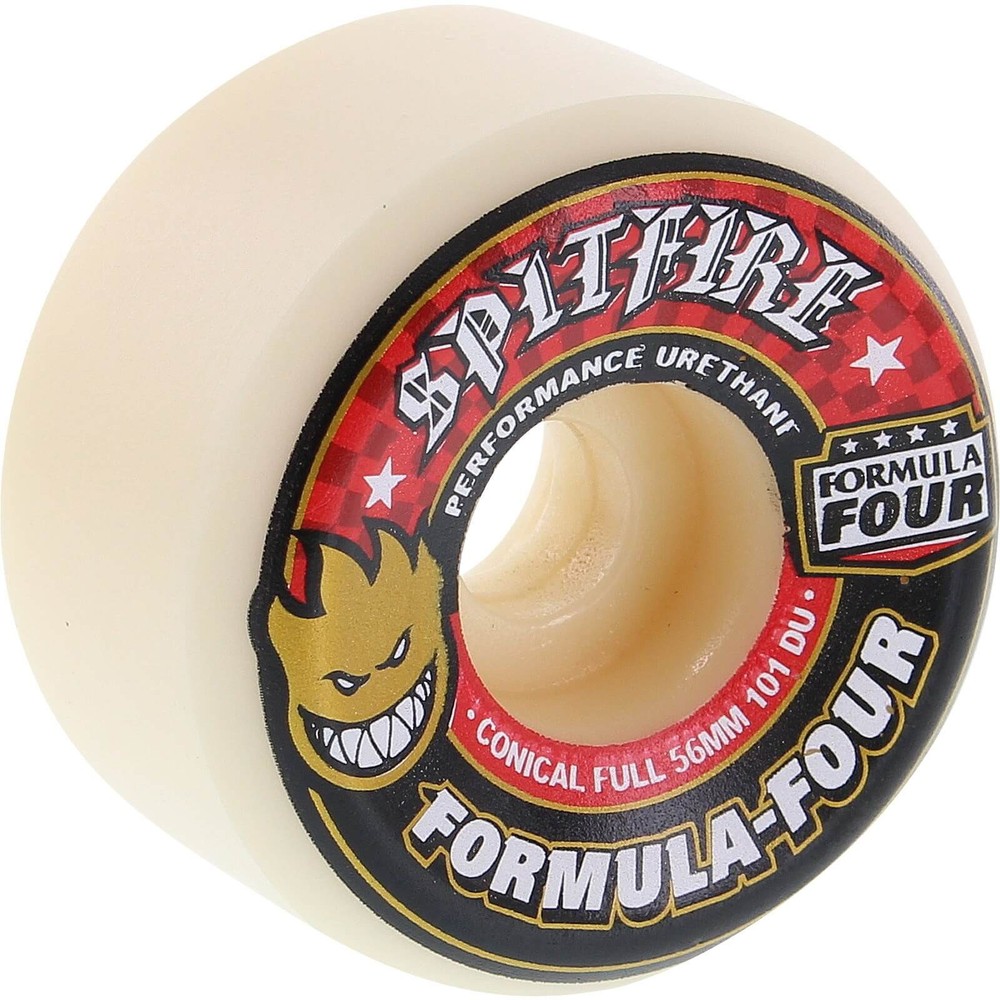 Spitfire Wheels Formula Four Conical Full Skateboard Wheels - 56mm 101a