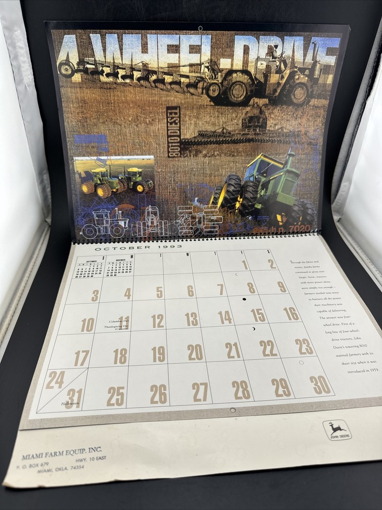 Antique 1993 John Deere Calander