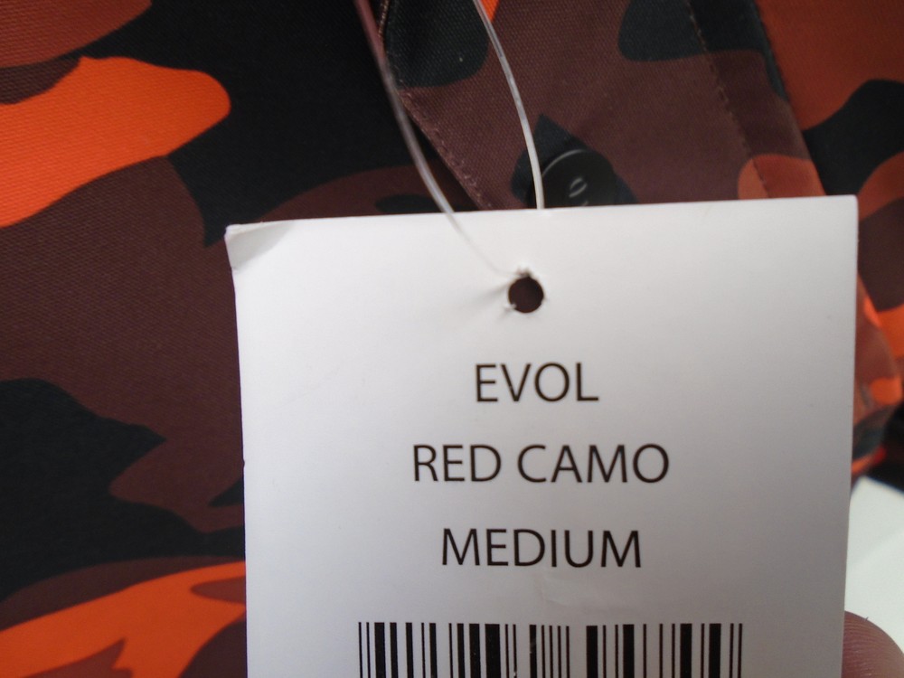 EVOL RED CAMO MEN'S MEDIUM SNOWBOARDING / SKI WINTER JACKET