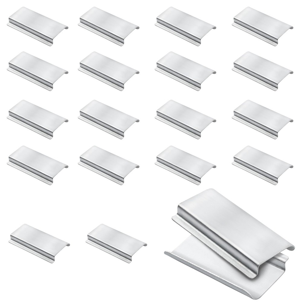 ​​Universal Aluminum Window Screen Pull Tabs  20-Pack Durable UV-Resistant Br...
