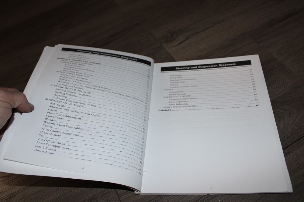 Mopar Steering & Suspension Diagnosis training student workbook 2004