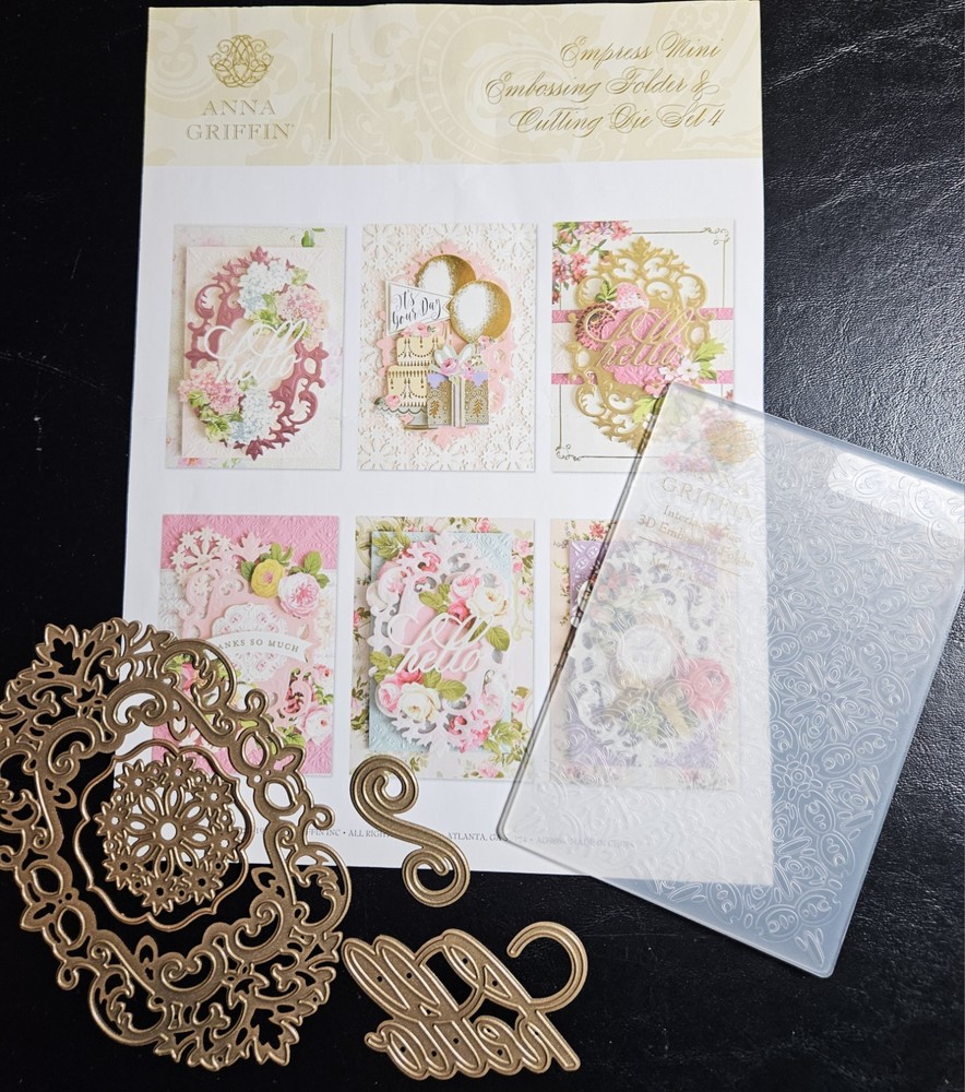 Anna Griffin Empress Mini Embossing Folder & Die Set #4