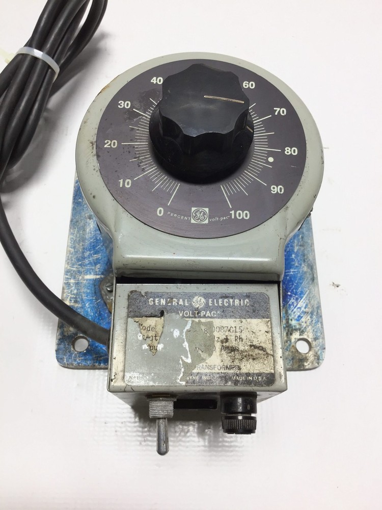 General Electric 80087C15 Volt-Pac Variable Transformer 1PH 10 Amps