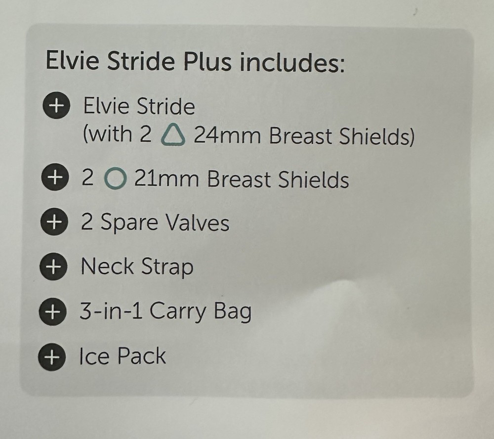 Elvie Stride Plus Double Electric Breast Pump