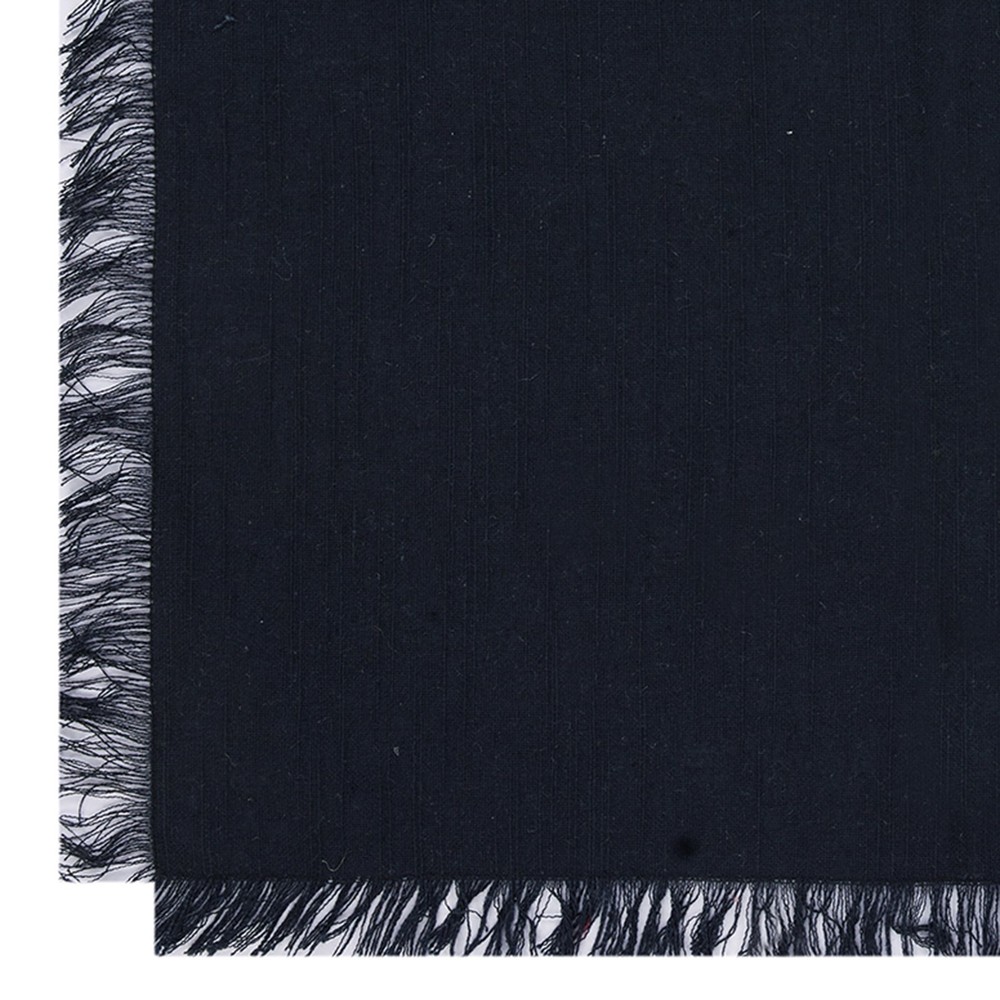 Mainstays 4 Pack Solid Black Napkin Set - 18" x 18" - 100% Cotton