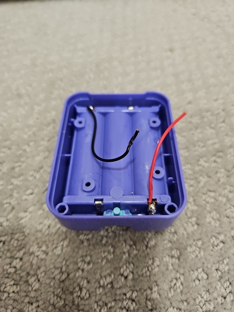 Bitzee Interactive Digital Animal Purple Replacement Part Back Shell Battery Bay