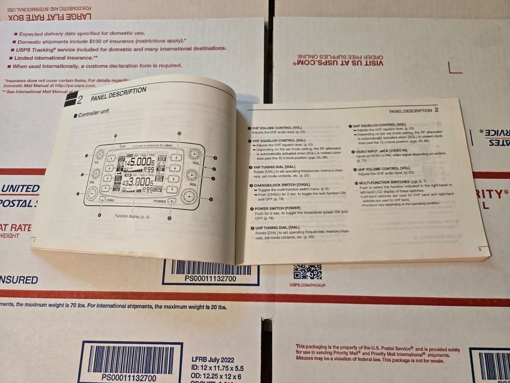 Icom IC-2800H Instruction Manual Original