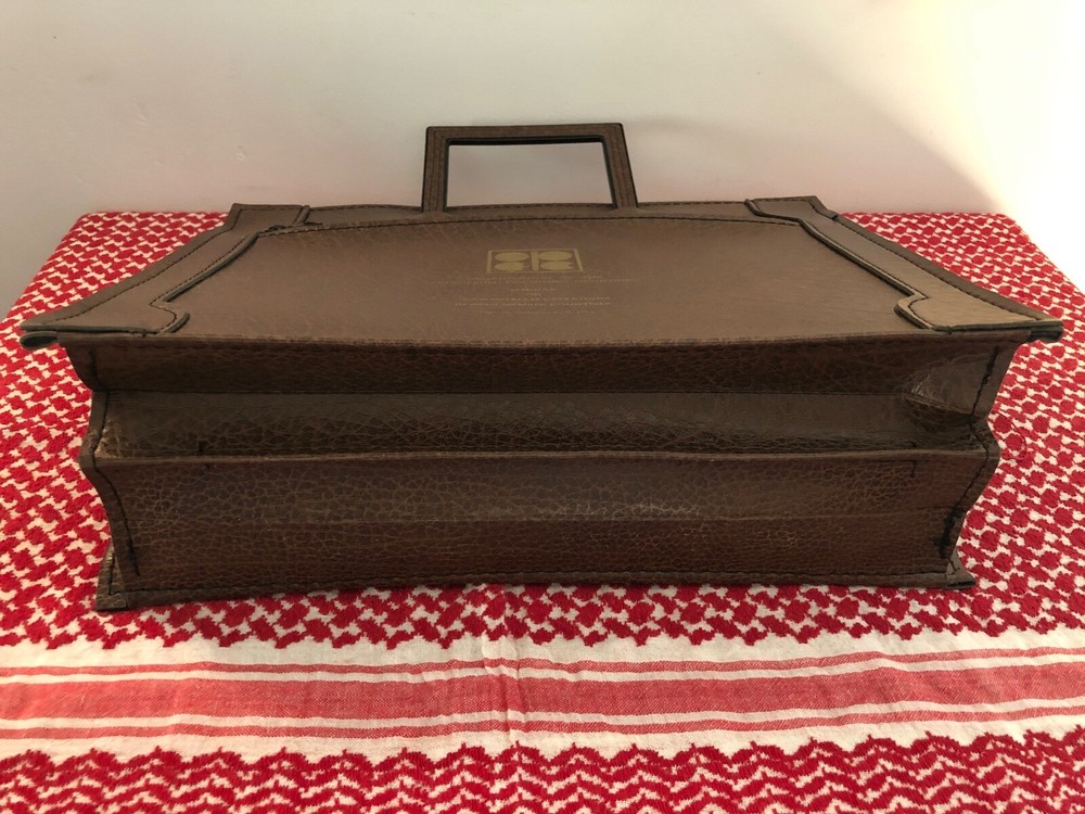 Saudi Arabia OPEC Commemorative Leather Briefcase 1978 Aramco