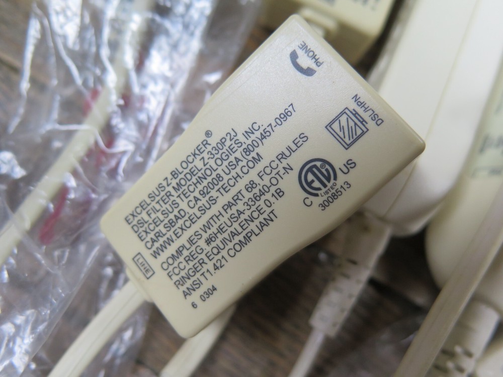 LOT 7 2Wire DSL Filter For Single Line Phones - WORKING CONDITION