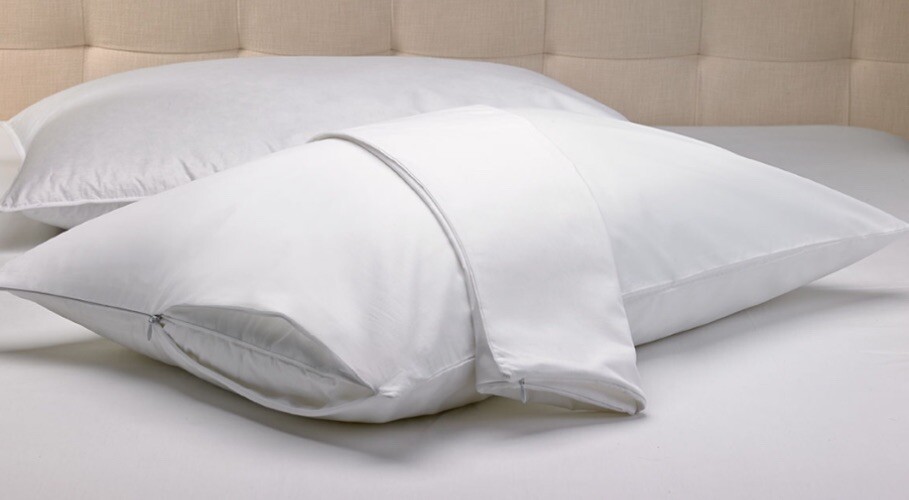 2 IHG Cotton Blend Standard Queen Pillow Protector Prevent Airbnb VRBO