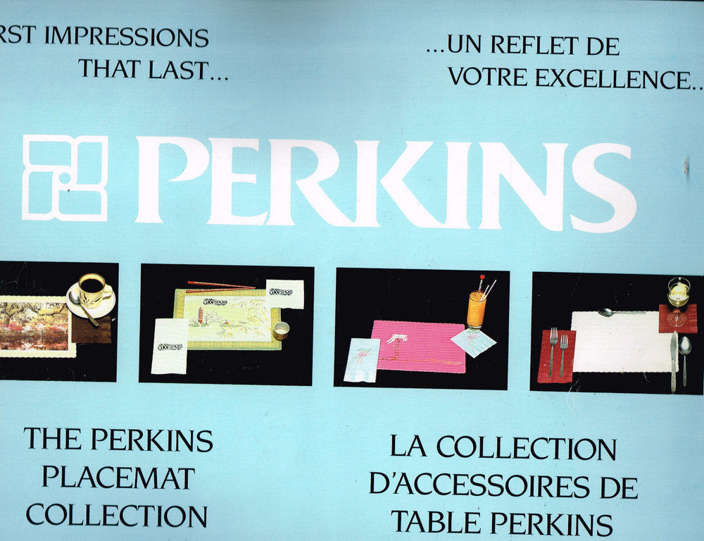 The Perkins Placemat Collection, Sample Book