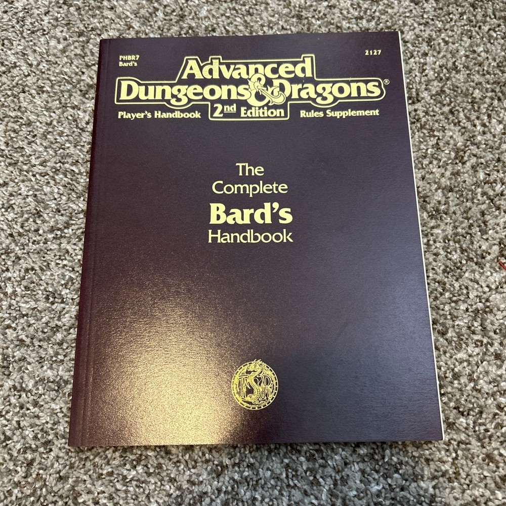 Complete Bard's Handbook, Advanced Dungeons & Dragons 2nd Ed. TSR (1992) 2127