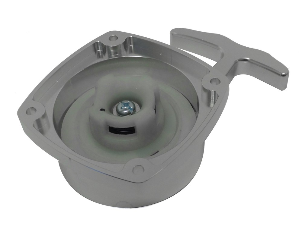 CNC Billet Aluminum Easy Pull Start for Rovan Baja 45cc Engines (Silver)