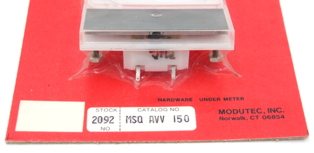 Modutec Panel Meter 2092 MSQ AVV 150 New OLD STOCK