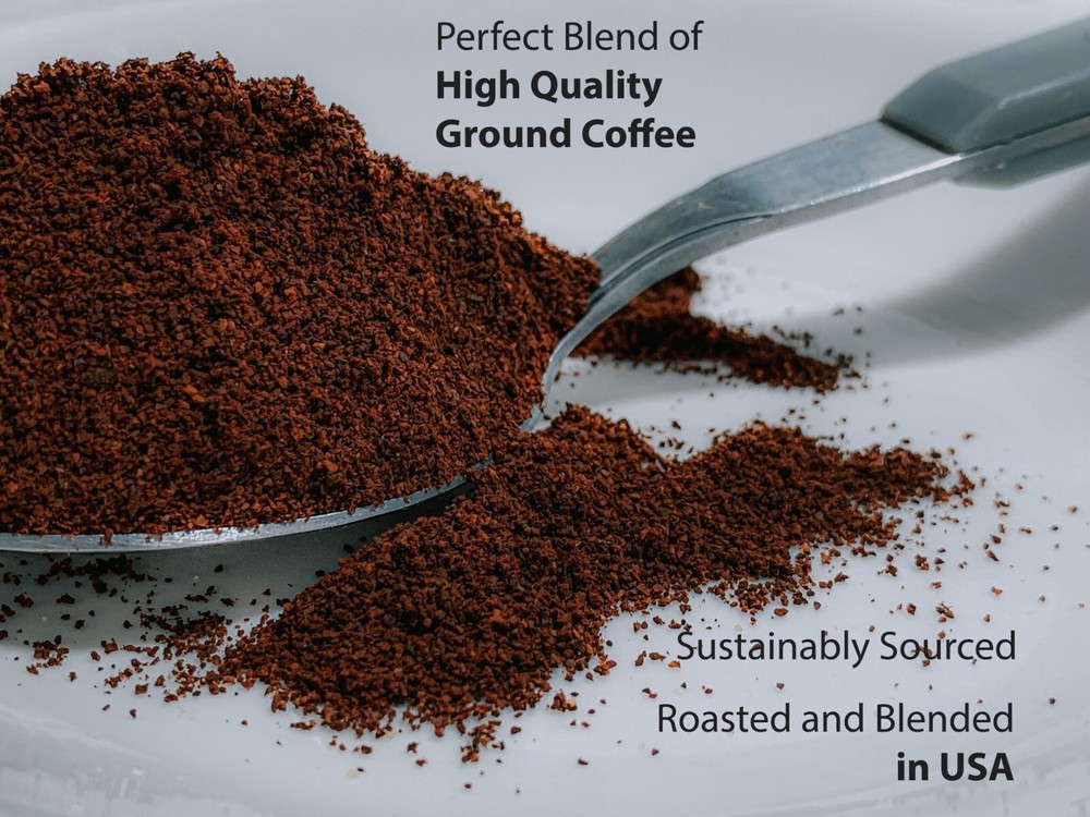 BRAIN BOOST MUSHROOM COFFEE☕ Medium Roast Ground Coffee Lions Mane Infused Blend