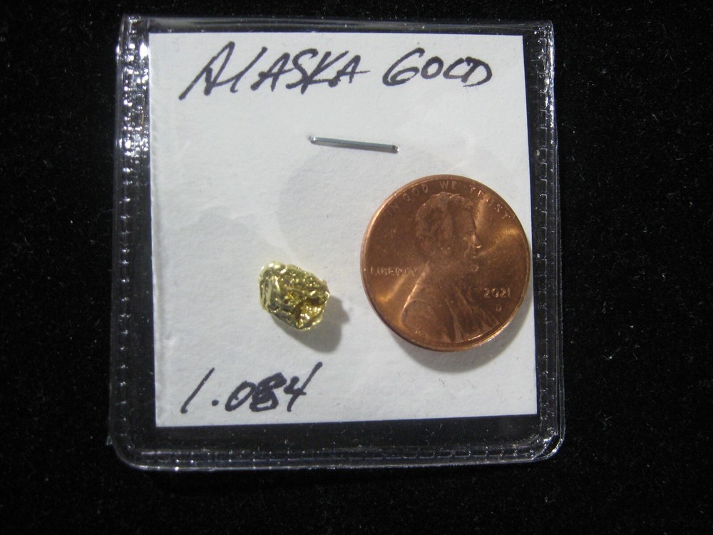 ALASKA GOLD NUGGET 1.084 GRAMS