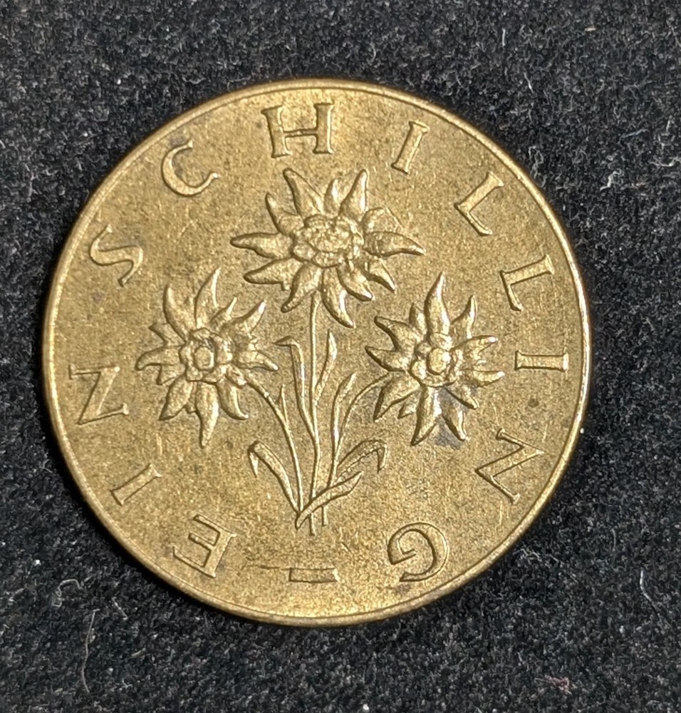 1963 Austria 1 Schilling Circulated KM# 2886