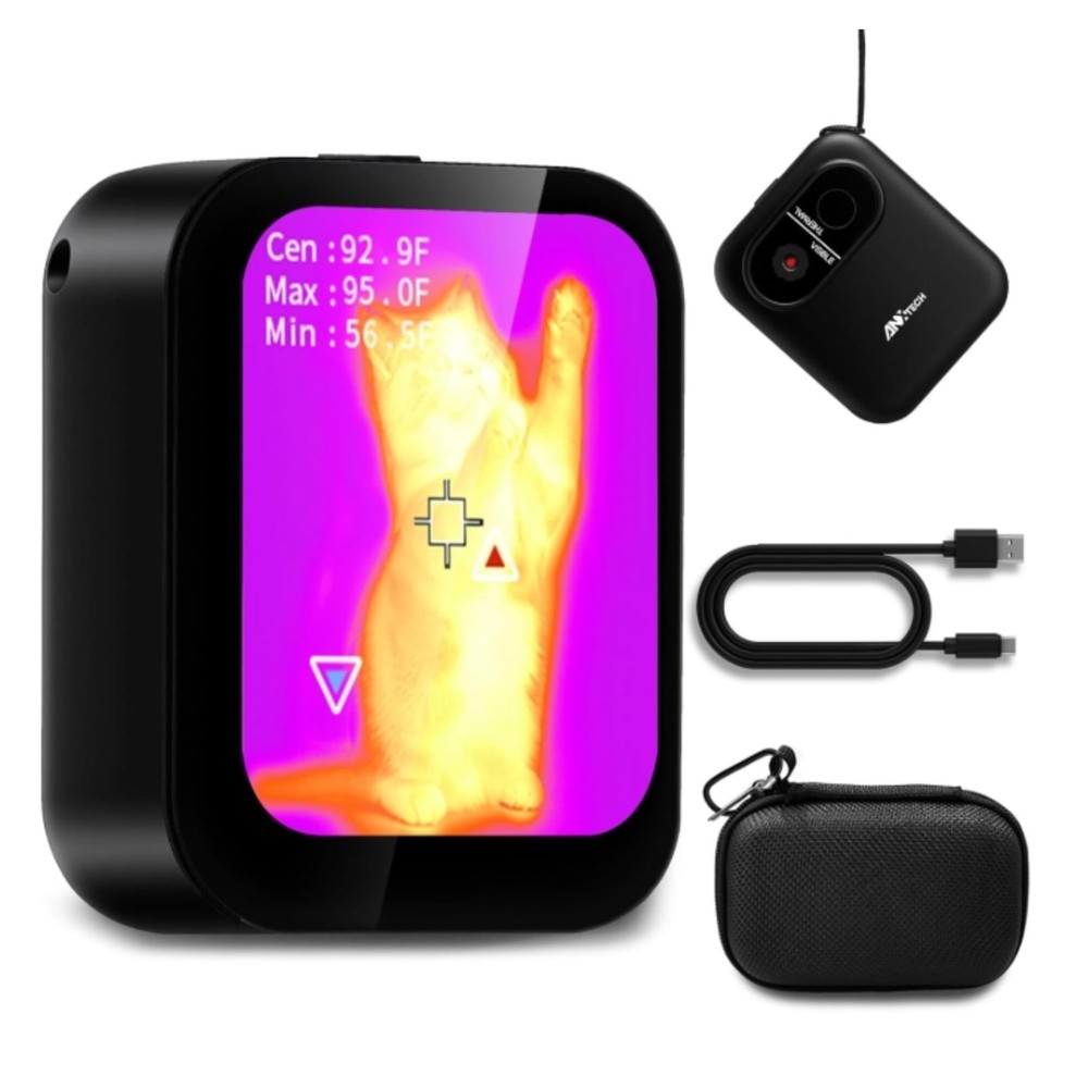 ANXTECH Small Thermal Imaging Camera for Beginner – Mini Imager Black